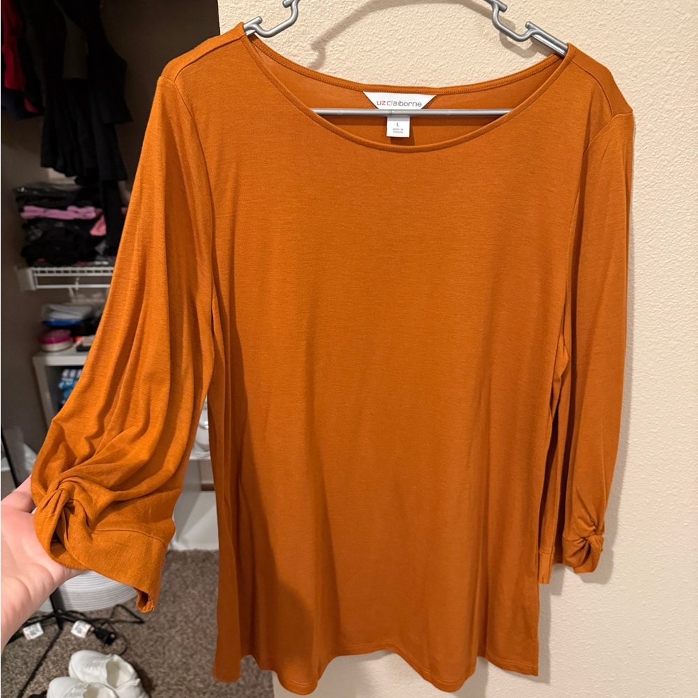 Liz Claiborne Women's Orange Top